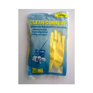Gummihandschuhe | Clean-Comfort | Gr. XL | gelb | groß | VE=12 Paar