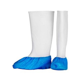 Schuhüberzieher blau | mit Gummizug | 15x42cm | 100 St/Päk