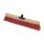 Straßenbesen | rot | 50cm | Elastonborste mit Stielhalter | für Außenbereich | VE=10