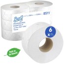 Toilettenpapierrolle | Kimberly-Clark | 380m/Rol | 2lg | weiß | Ecolabel | 6 Rollen | 8511
