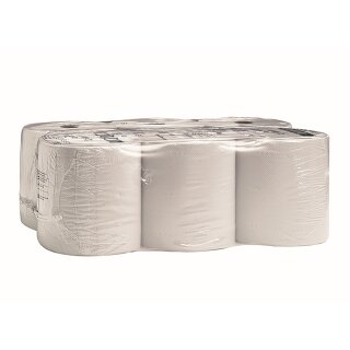 Handtuchpapier | HoStess | NATURA | Kimberly-Clark | weiß | 2lg | 140m/Rol. | 6 Rollen | 6851