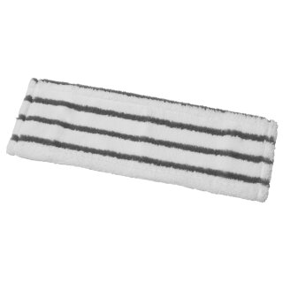 Moppbezug | Sprint Brush Progressive | VERMOP | 50cm | weiß mit grauen Streifen | VE=50 St.
