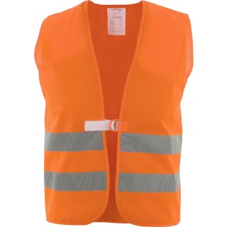 Warnweste orange | 100% Polyester | Farbe: LEUCHTORANGE