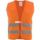 Warnweste orange | 100% Polyester | Farbe: LEUCHTORANGE