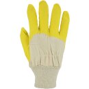 Latex-Handschuhe | gelb | Strickbund | Farbe: GELB