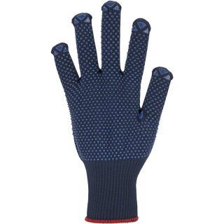 Feinstrick-Handschuh | Punktbenoppung | Strickbund