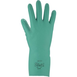 Chemikalienschutz-Handschuh | lebensmittelgeeignet | Innenseite mit Profil