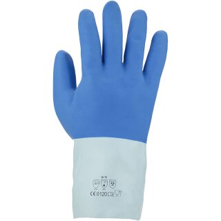 Chemikalienschutz-Handschuhe - Latex | chemikalienbeständig | lebensmittelgeeignet