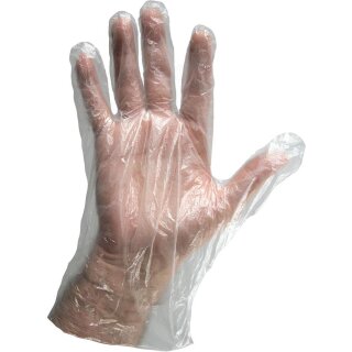 Handschuh | Polyethylen (HDPE) | transparent | 0 |11mm dick | Farbe: TRANSPARENT