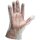 Handschuh | Polyethylen (HDPE) | transparent | 0 |11mm dick | Farbe: TRANSPARENT