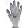 Nitril-Handschuh | grau/weiß | Größe: 8 | Farbe: WEISSROT