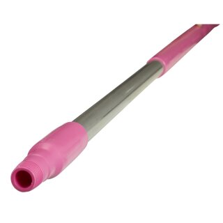 Ergonomischer Aluminiumstiel |  Ø 31 mm | 1310 mm | pink