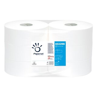 Toilettenpapier | Großrolle | weiß  | 2lg | VE=6 Rol | 402298