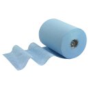 Handtuchpapierrolle | SCOTT® Essential Slimroll | Kimberly-Clark | 190m/Rol | blau | mit Markenprägung | 1Lg | 6 Rollen | 6696