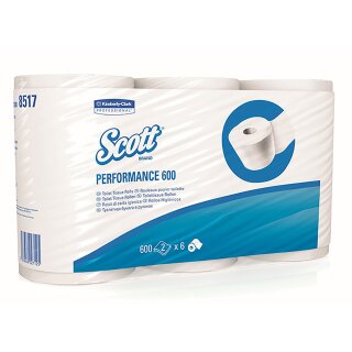 Toilettenpapier | Scott Essential | Kimberly-Clark | 2lg | Kleinrolle | weiß | 2lg | 64 Rollen | 8519