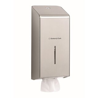 Einzelblattspender | Toilettenpapierspender | Kimberly-Clark | Edelstahl | abschließbar | 8972
