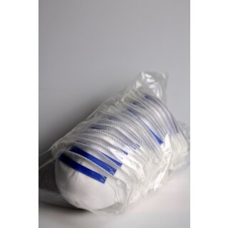 Atemschutzmaske FFP2  | GreenDevil |  CE 2534 | für den robusten Einsatz mit Kopfbändern | einzeln verpackt | VE=20