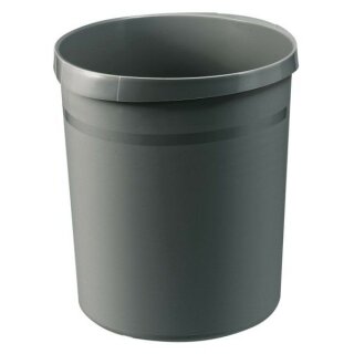 Abfallbehälter | Papierkorb | 18Liter | 31x32cm (ØxH) | dunkelgrau