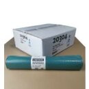 Abfallsäcke | 120 Liter | aus 80% PCR LDPE | DEISS | blau | 800x1000 mm | 25 Beutel/ Rolle | VE=10