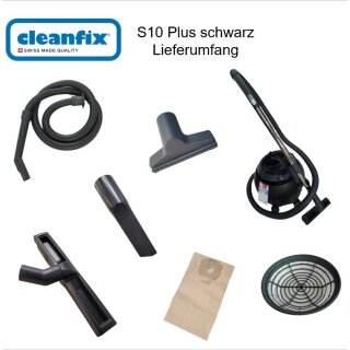 Cleanfix  Staubsauger | S10 PLUS | Farbe schwarz | Special Edition | 022.010VDE BL