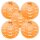5 x Urinalsieb | Geruchsneutralisierer | Wave 1 | Mango | orange | Vinyl | mit Duft